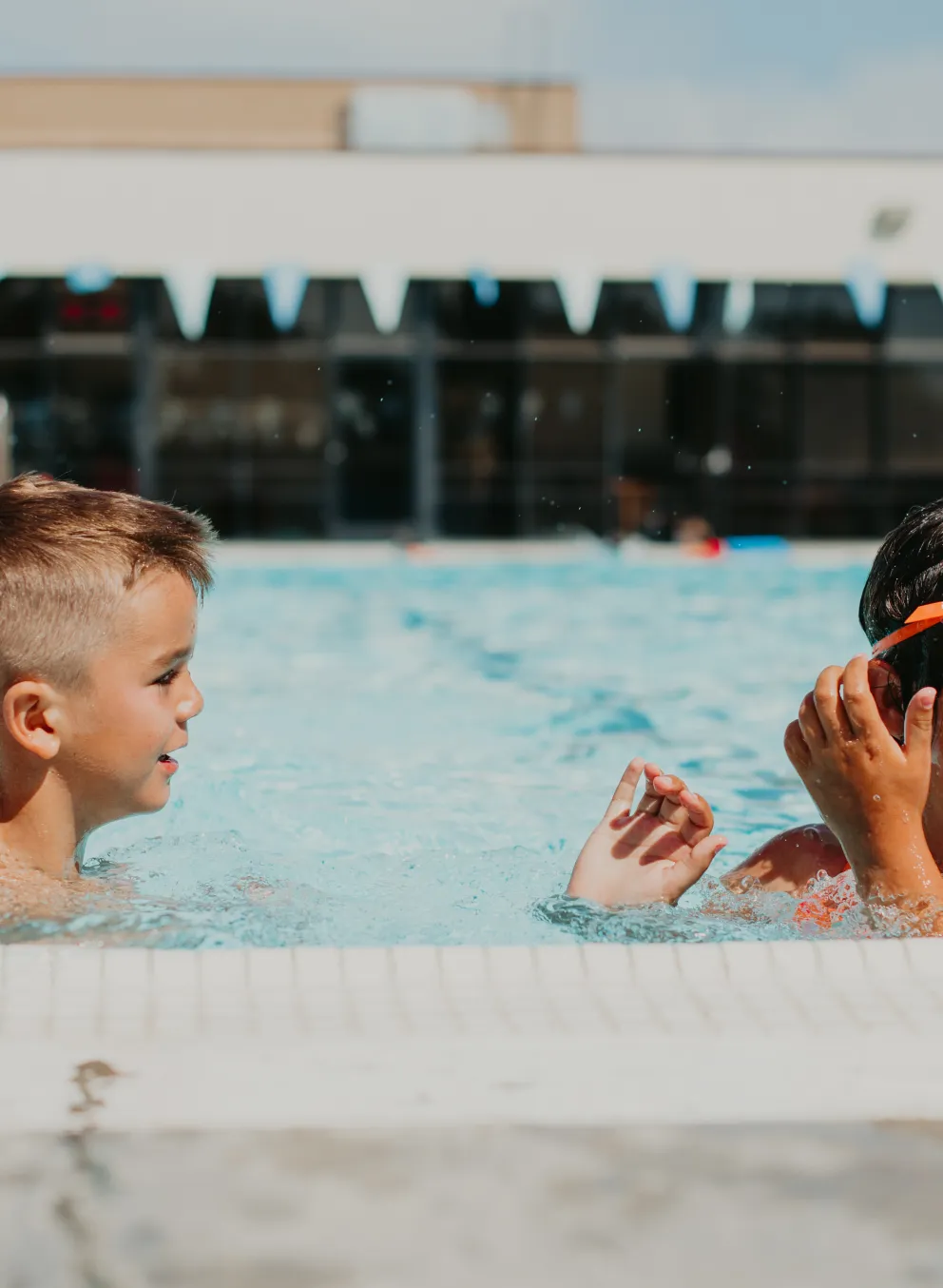 Splash in pool!